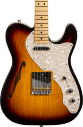 Guitare électrique forme tel Fender Custom Shop '50s Thinline Telecaster #R128616 - Closet classic 2-color sunburst