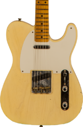 Guitare électrique forme tel Fender Custom Shop Tomatillo Tele Journeyman Ltd #R109088 - Journeyman relic natural blonde