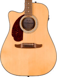 Guitare folk Fender California Deluxe Redondo CE LH - natural