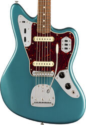 Guitare électrique rétro rock Fender Vintera 60's Jaguar (MEX, PF) - Ocean turquoise