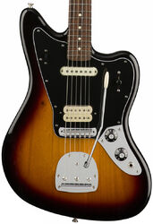 Guitare électrique rétro rock Fender Player Jaguar (MEX, PF) - 3-color sunburst