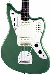 Guitare électrique rétro rock Fender Made in Japan Traditional II 60s Jaguar (RW) - Sherwood green metallic