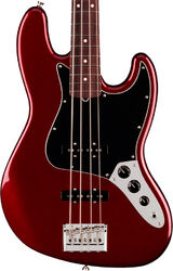 Basse électrique solid body Fender American Professional Jazz Bass (USA, RW) - oxblood