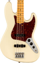 Basse électrique solid body Fender American Professional II Jazz Bass (USA, MN) - Olympic white