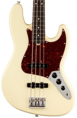Basse électrique solid body Fender American Professional II Jazz Bass (USA, RW) - Olympic white