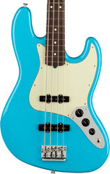 Basse électrique solid body Fender American Professional II Jazz Bass (USA, RW) - Miami blue