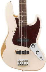 Basse électrique solid body Fender Flea Signature Jazz Bass (MEX, RW) - Road worn shell pink
