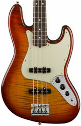 Basse électrique solid body Fender American Professional Jazz Bass FMT Ltd (USA, RW) - Antique cherry burst