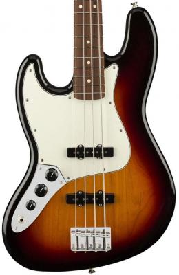 Basse électrique solid body Fender Player Jazz Bass Gaucher (MEX, PF) - 3-color sunburst