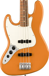 Basse électrique solid body Fender Player Jazz Bass Gaucher (MEX, PF) - Capri orange
