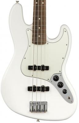 Basse électrique solid body Fender Player Jazz Bass (MEX, PF) - Polar white