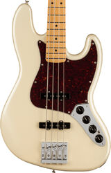 Basse électrique solid body Fender Player Plus Jazz Bass (MEX, MN) - Olympic pearl