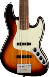 Basse électrique solid body Fender Player Plus Jazz Bass V (MEX, PF) - 3-color sunburst