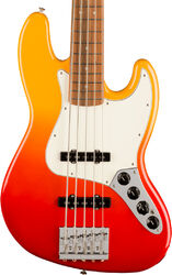 Basse électrique solid body Fender Player Plus Jazz Bass V (MEX, PF) - Tequila sunrise