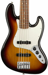 Basse électrique solid body Fender Player Jazz Bass V (MEX, PF) - 3-color sunburst