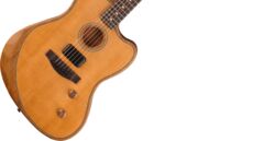 Guitare folk Fender Acoustasonic Standard Jazzmaster (RW) - Aged natural
