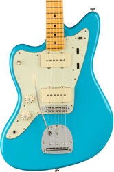 Guitare électrique gaucher Fender American Professional II Jazzmaster Gaucher (USA, MN) - Miami blue