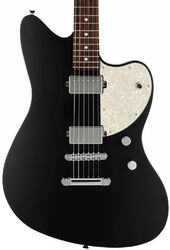 Guitare électrique forme tel Fender Made in Japan Elemental Jazzmaster - Stone black