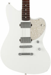 Guitare électrique forme tel Fender Made in Japan Elemental Jazzmaster - Nimbus white
