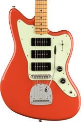 Guitare électrique rétro rock Fender Noventa Jazzmaster (MEX, MN) - Fiesta red