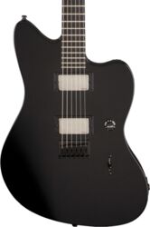 Guitare électrique rétro rock Fender Jim Root Jazzmaster (USA, EB) - Flat black