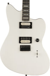 Guitare électrique rétro rock Fender Jim Root Jazzmaster V4 (MEX, EB) - Artic white