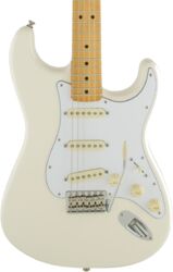 Guitare électrique forme str Fender Jimi Hendrix Stratocaster (MEX, MN) - Olympic white