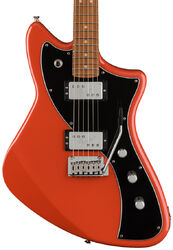 Guitare électrique rétro rock Fender Player Plus Meteora HH (MEX, MN) - Fiesta red