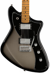 Guitare électrique rétro rock Fender Player Plus Meteora HH (MEX, MN) - Silver burst