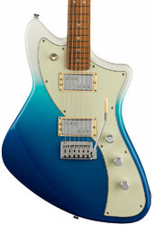 Guitare électrique rétro rock Fender Player Plus Meteora HH (MEX, PF) - Belair blue