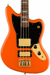 Basse électrique solid body Fender Mike Kerr Jaguar Bass Ltd (MEX, RW) - Tiger's blood orange