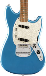 Guitare électrique rétro rock Fender Vintera 60's Mustang (MEX, PF) - Lake placid blue