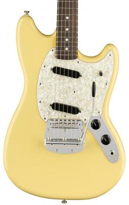 Guitare électrique solid body Fender American Performer Mustang (USA, RW) - Vintage white