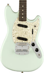 Guitare électrique double cut Fender American Performer Mustang (USA, RW) - Satin sonic blue