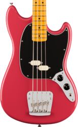Basse électrique solid body Fender American Professional Classic Mustang Bass (USA, MN) - Faded Dakota Red