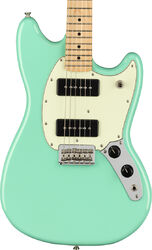 Guitare électrique rétro rock Fender Player Mustang 90 (MEX, MN) - Seafoam green