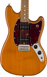 Guitare électrique rétro rock Fender Player Mustang 90 (MEX, PF) - Aged natural