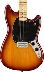 Guitare électrique rétro rock Fender Player Mustang (MEX, MN) - Sienna sunburst