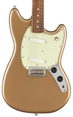 Guitare électrique solid body Fender Player Mustang (MEX, PF) - Firemist gold