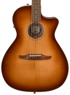 Guitare electro acoustique Fender Newporter Classic +Bag - Aged cognac burst