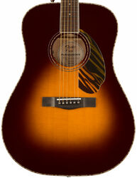 Guitare electro acoustique Fender PD-220E Paramount - 3-tone vintage sunburst