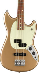 Basse électrique enfants Fender Player Mustang Bass PJ (MEX, PF) - Firemist gold