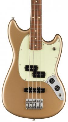 Basse électrique enfants Fender Player Mustang Bass PJ (MEX, PF) - Firemist gold