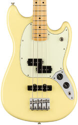 Basse électrique solid body Fender Player Mustang Bass PJ Ltd (MEX, MN) - Canary