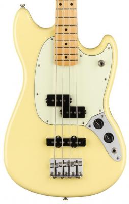 Basse électrique solid body Fender Player Mustang Bass PJ Ltd (MEX, MN) - Canary