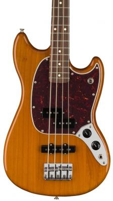 Basse électrique enfants Fender Player Mustang Bass PJ (MEX, PF) - Aged natural