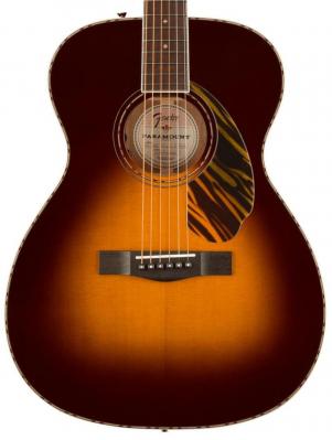Guitare electro acoustique Fender PO-220E Orchestra Paramount - 3-color vintage sunburst