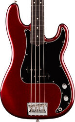 Basse électrique solid body Fender American Professional Precision Bass (USA, RW) - oxblood