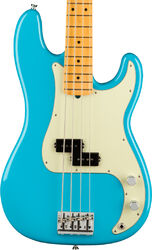 Basse électrique solid body Fender American Professional II Precision Bass (USA, MN) - Miami blue