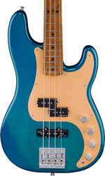 Basse électrique solid body Fender American Ultra II Precision Bass Ltd (USA, MN) - Aurora Metallic